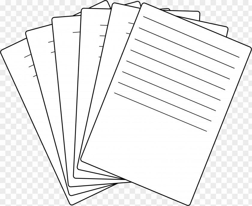 White Paper Drawing Line Art Black And PNG