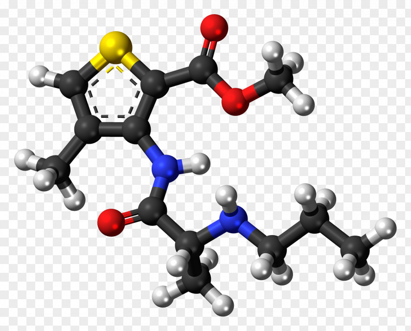 3d Tooth Dibenzazepine Molecule Articaine Phenylbutazone Ball-and-stick Model PNG