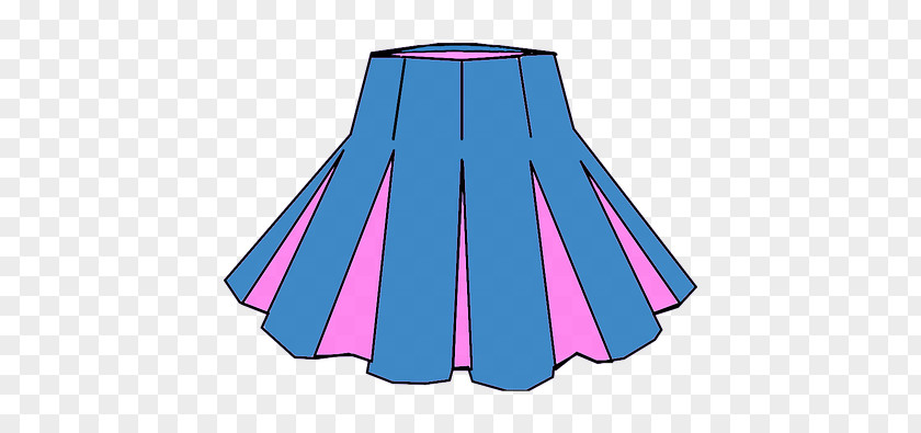 Cartoon Skirt Pleat Clip Art Image PNG