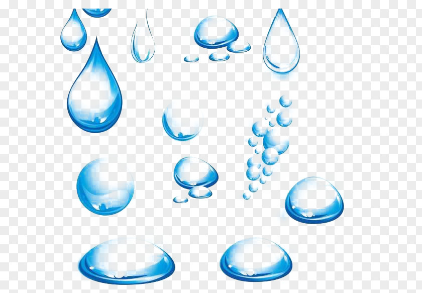 Clean Water Droplets Download Clip Art PNG