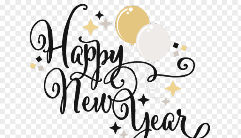 Elegant New Year Clip Art Year's Eve Free Content Image PNG