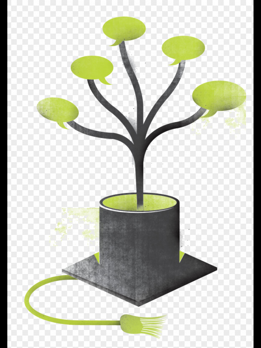 Hand-painted Vases Speech Balloon Vase PNG