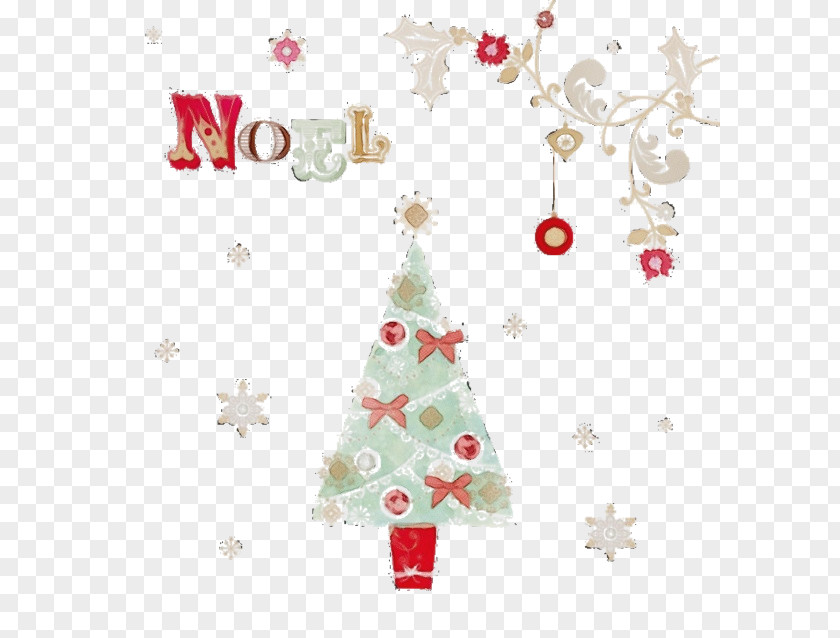 Ornament Plant Christmas And New Year Background PNG