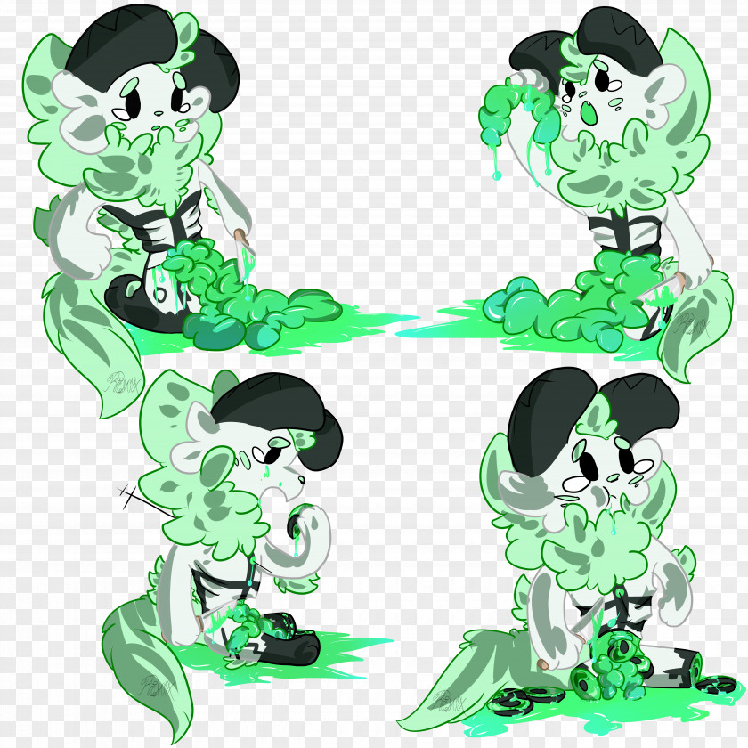 Skull Green Clip Art PNG