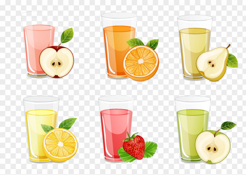 Various Juices Picture Orange Juice Tomato Fizzy Drinks Apple PNG