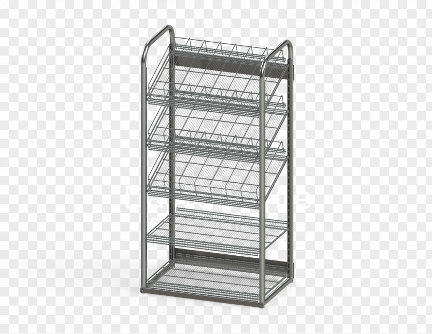 Display Rack Shelf Furniture Steel PNG