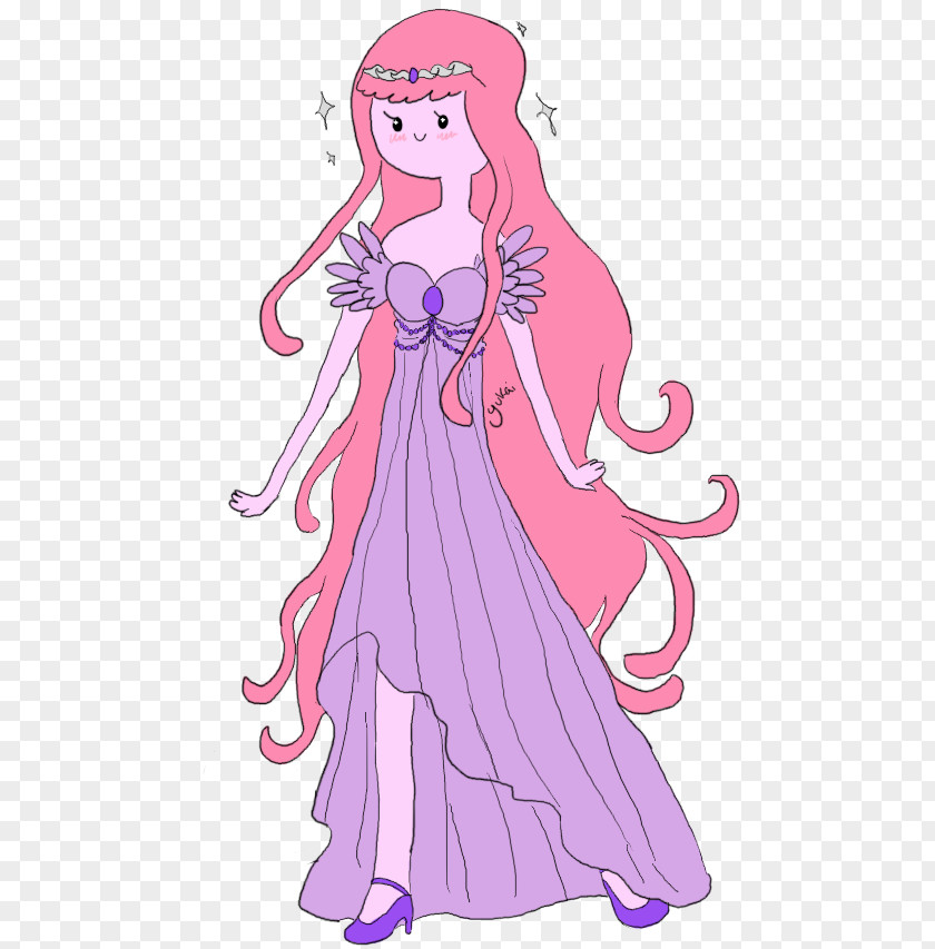 Fairy Gown Pink M Clip Art PNG