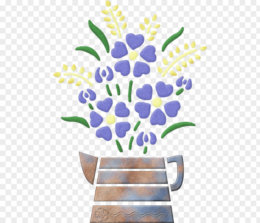 Flowerpot Flower Floral Plant PNG