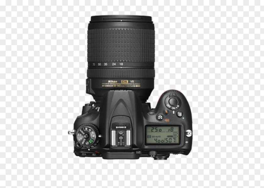 Camera Nikon D7200 AF-S DX Nikkor 18-140mm F/3.5-5.6G ED VR D70 Format PNG