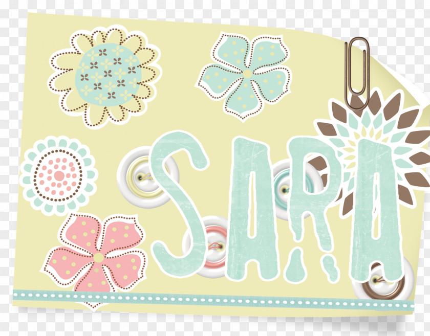 Negativo Paper Rectangle Flower Font PNG