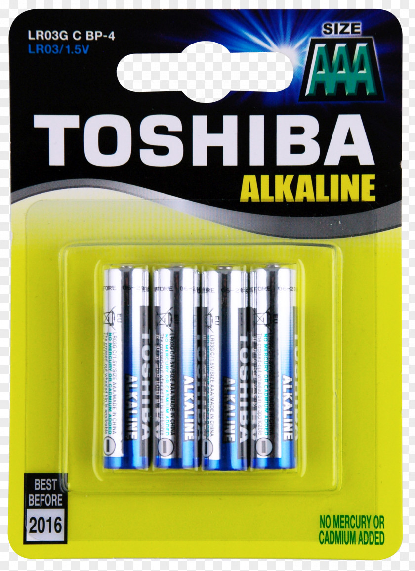 Nine-volt Battery AAA Electric Toshiba PNG