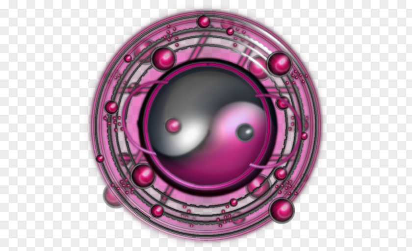 Yinyang Eye Pink M PNG