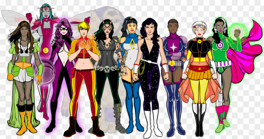 Donna Troy Fashion Design Costume Character PNG