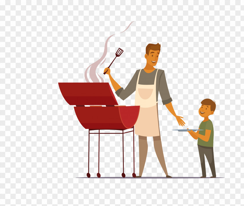 Vector Oven Grill Material Barbecue Cartoon Royalty-free Illustration PNG