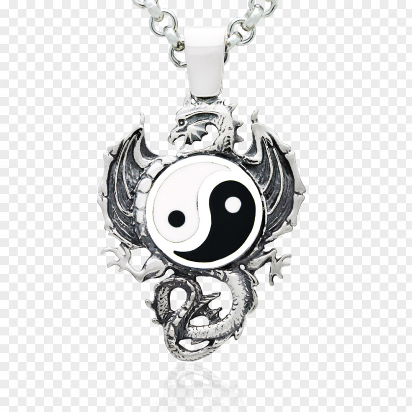 Yin Yang Charms & Pendants Jewellery Necklace Silver And PNG