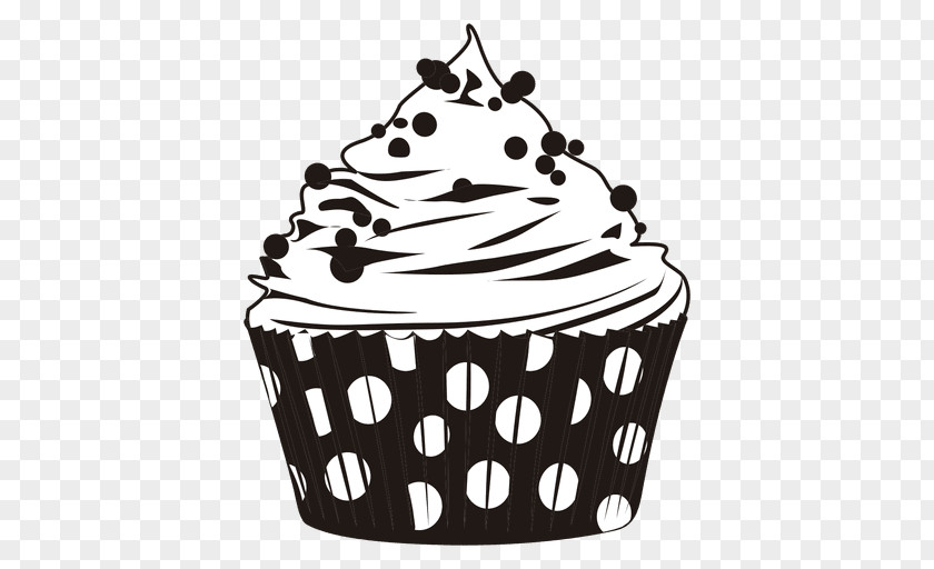 Cupcake Drawing Line Art American Muffins Clip Vector Graphics PNG