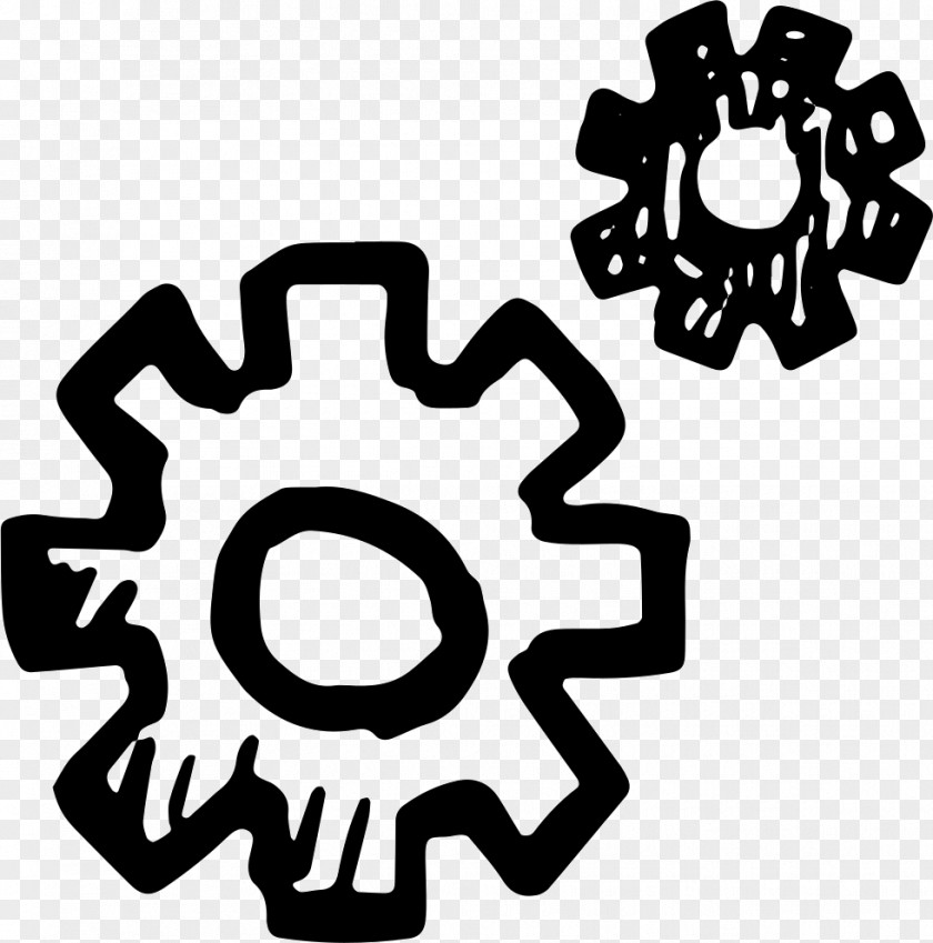 Gear Drawing PNG