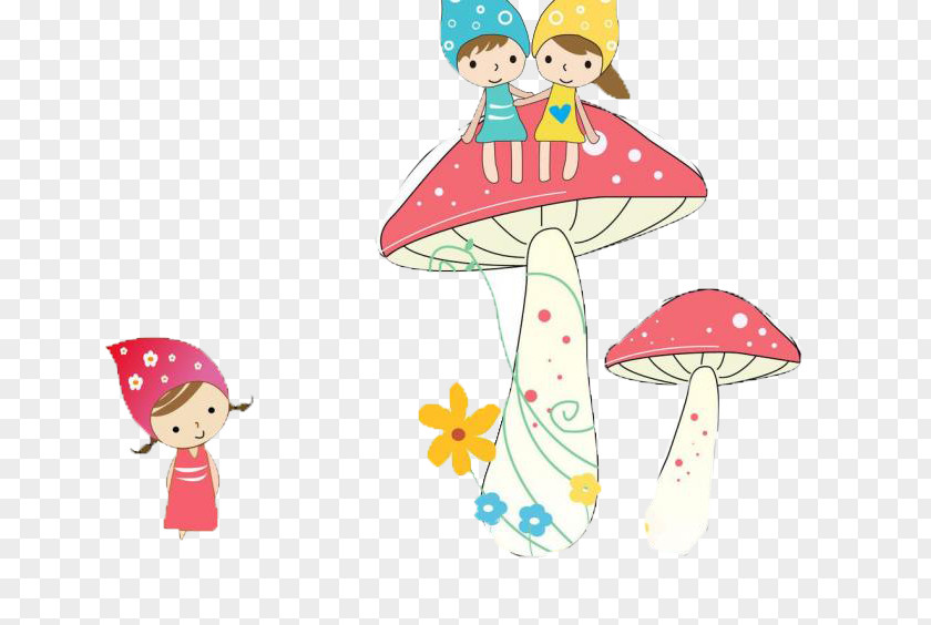 Mushroom,color,Fungus,lovely,Cartoon Fungus Cartoon Mushroom Drawing PNG