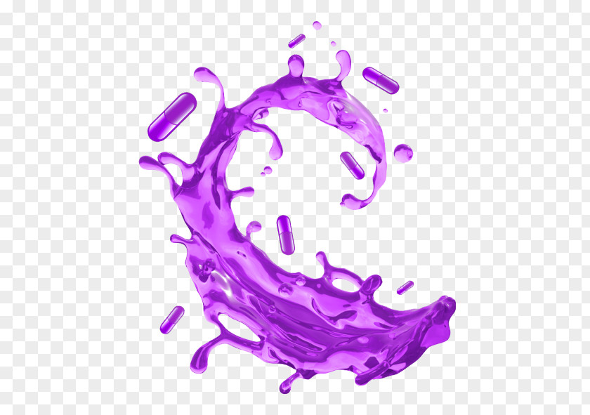 Purple Splash Irish Whiskey Juice Liquid PNG