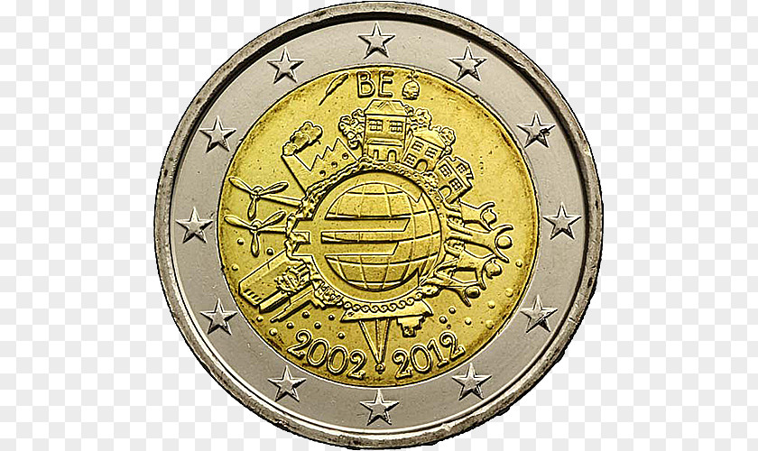 Coin Euro Coins 2 Commemorative PNG