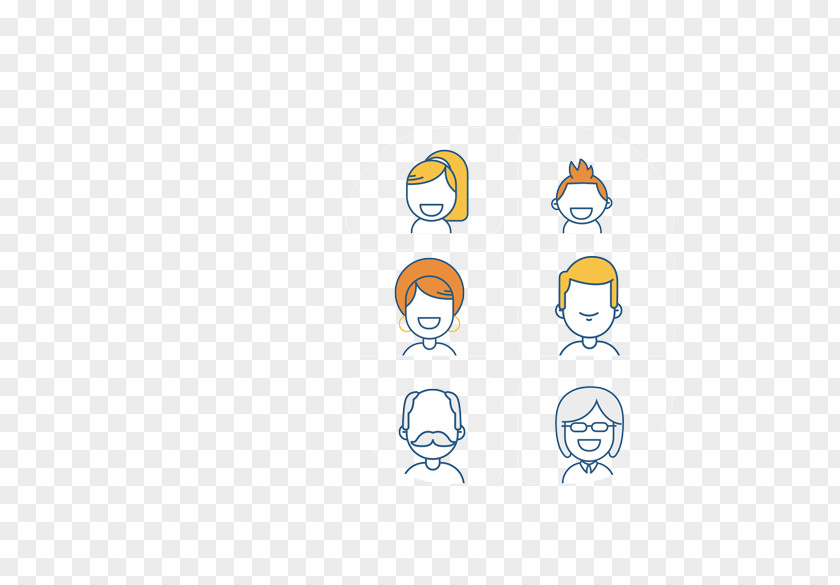Design Logo Yellow Human Behavior PNG