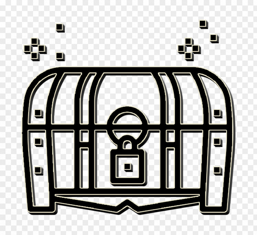 Lock Icon Game Elements Treasure Chest PNG