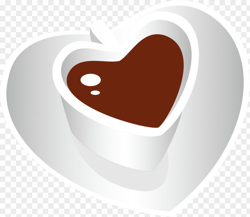 Milk Vector Element Coffee Cup Heart Font PNG