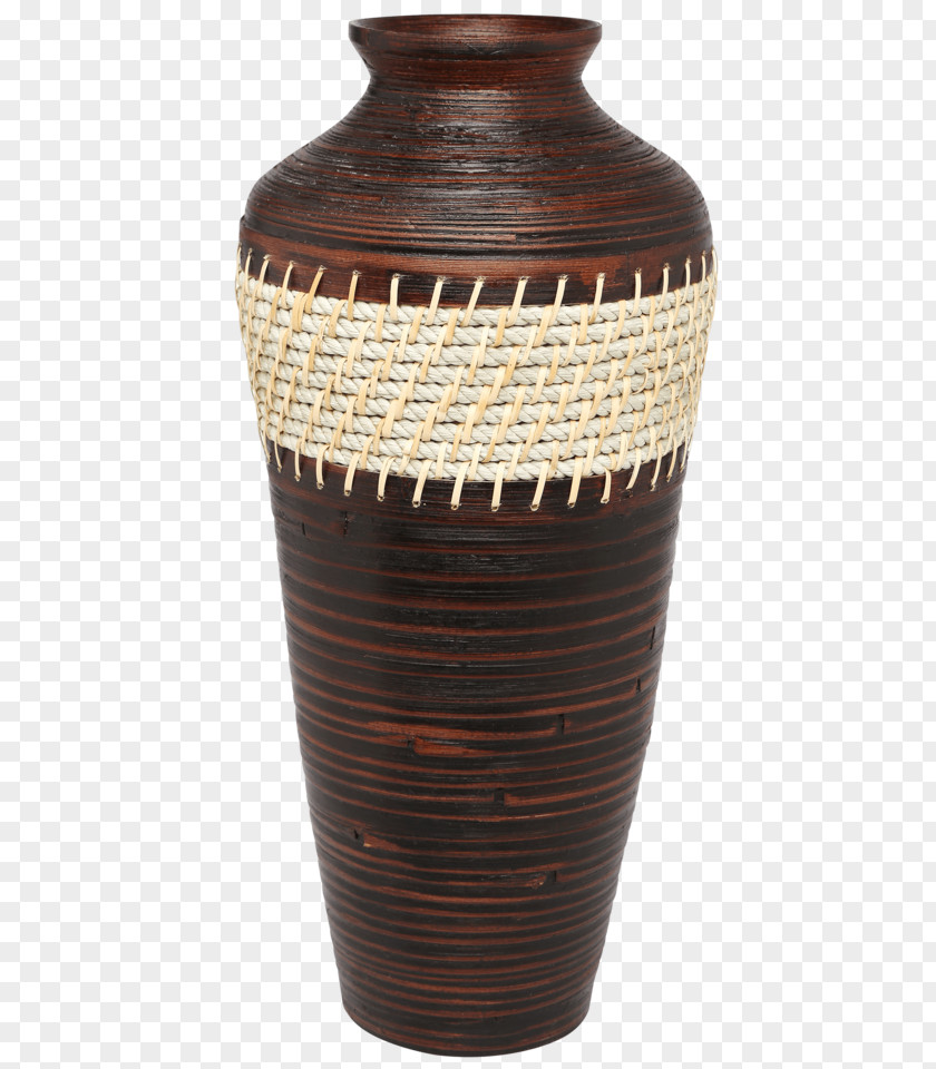 Vase Ceramic Pottery Urn Brown PNG