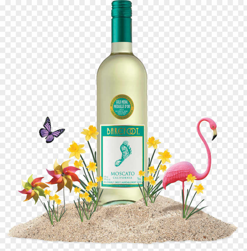 Wine Liqueur White Muscat Glass Bottle PNG
