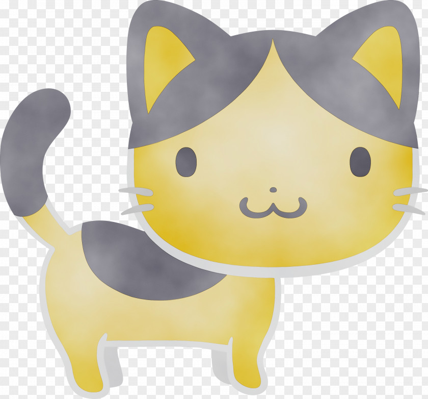 Cartoon Yellow Snout PNG