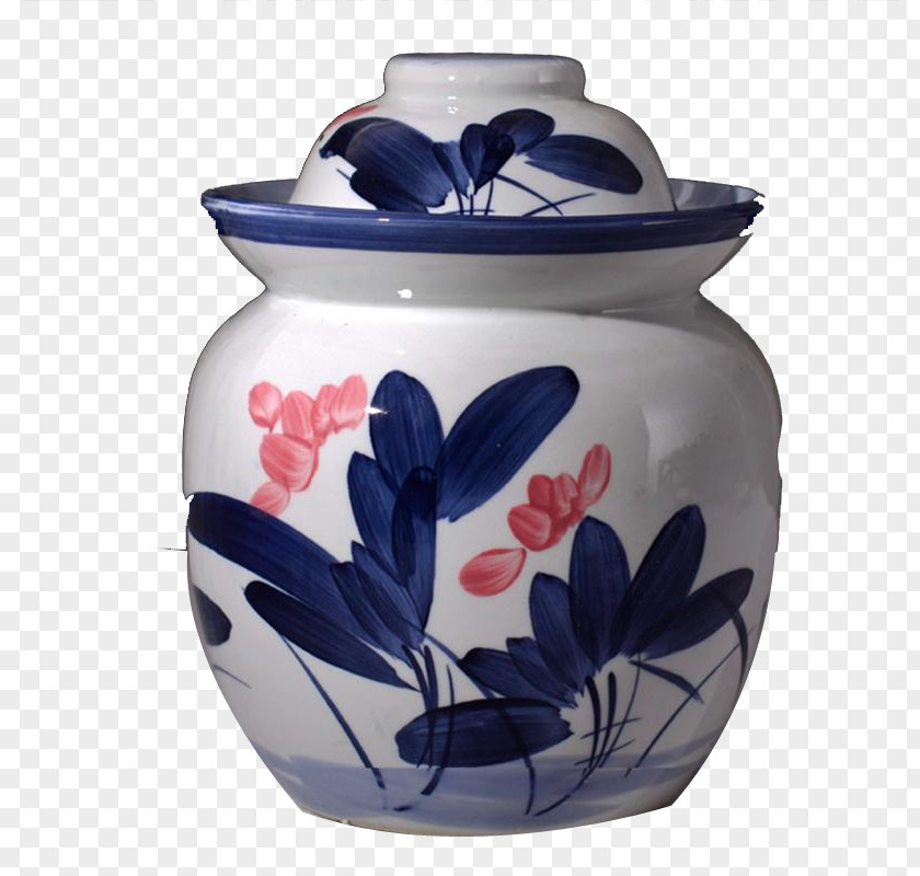 Ceramic Pickle Jar Jingdezhen Pickling Pottery PNG