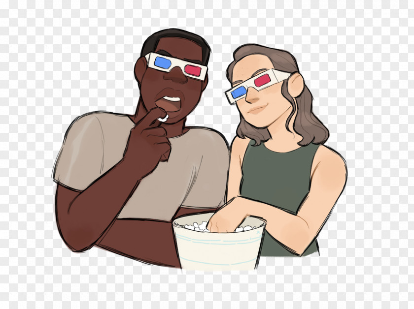 Conversation Animation Glasses PNG