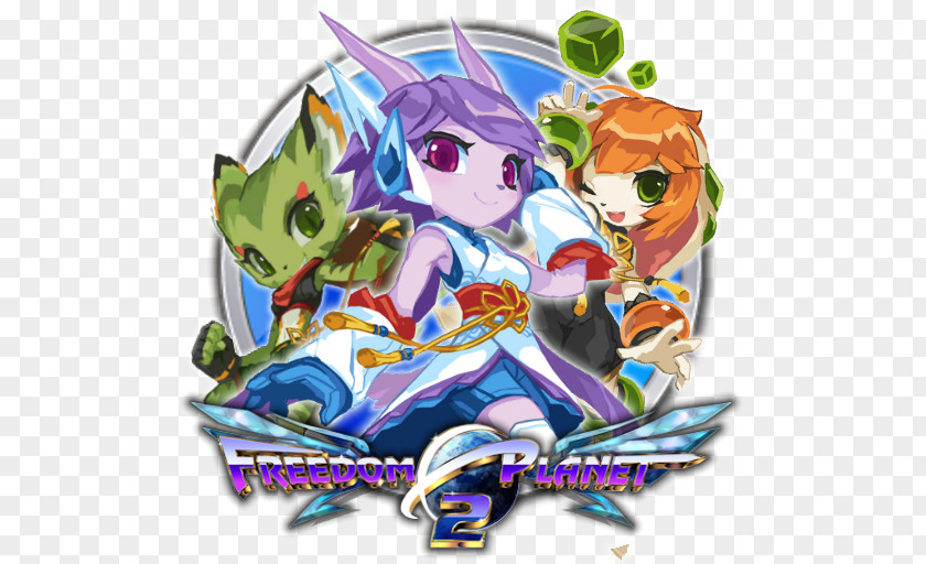 Freedom Planet Lilac Cartoon Legendary Creature Font PNG