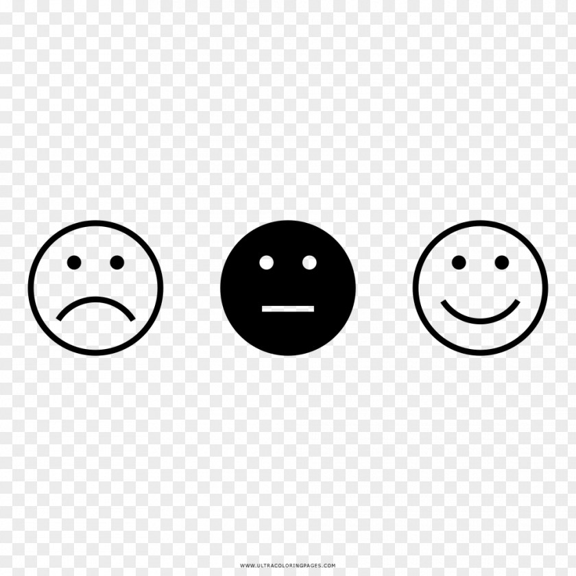 Happy Sad Smiley Rating Scale Emoji PNG