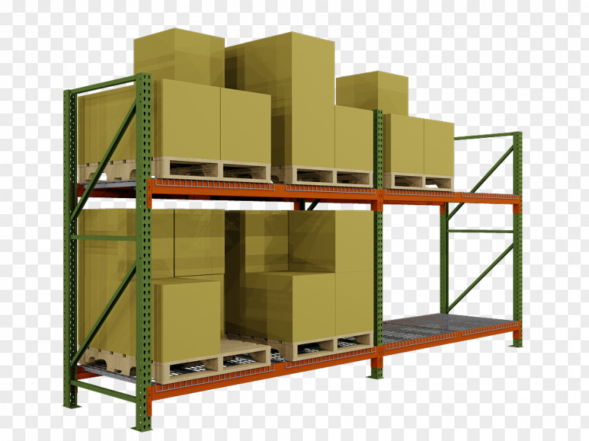 Pallet Racking Facade Shelf PNG