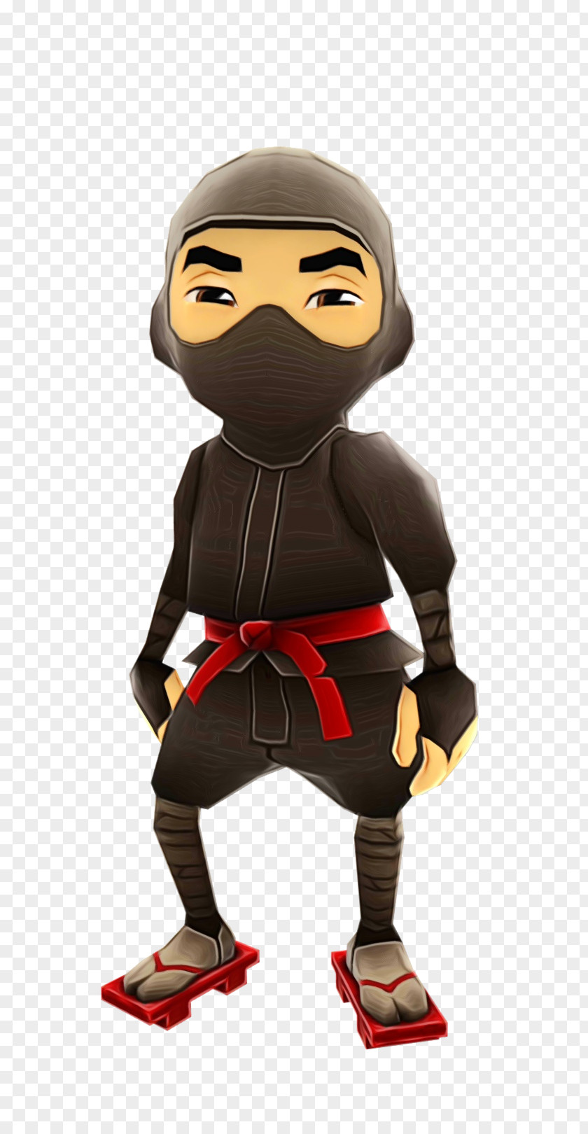 Superhero Figurine Ninja Cartoon PNG