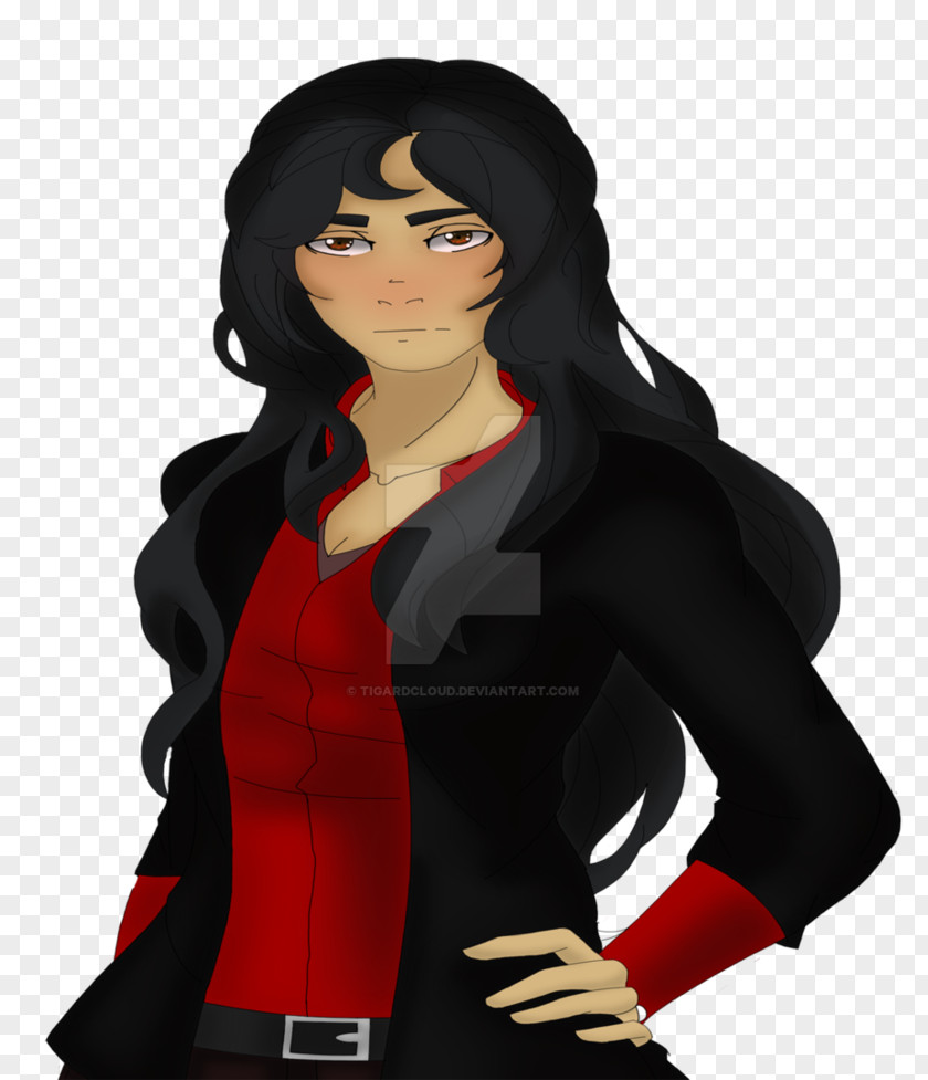 Firelight Cartoon Black Hair Character Fiction PNG