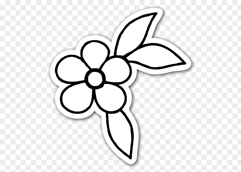 Flower Drawing Cut Flowers Sticker PNG