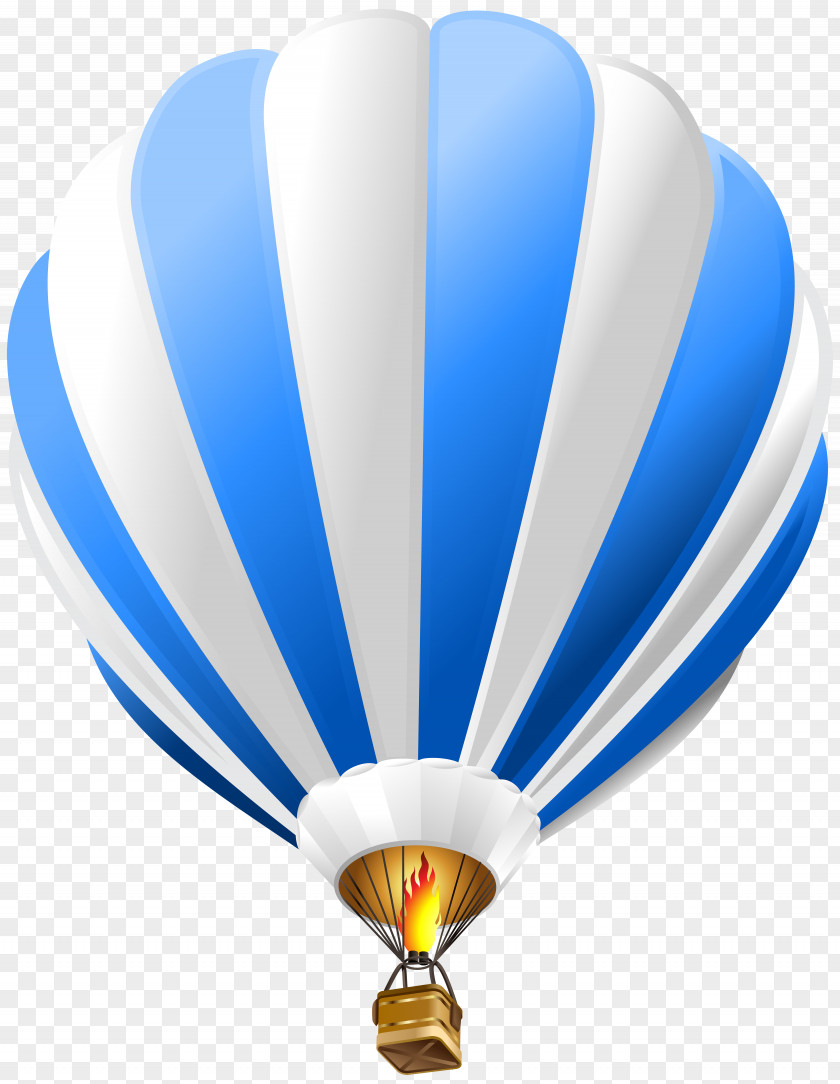 Hot Air Balloon Blue Transparent Clip Art Image Paper PNG