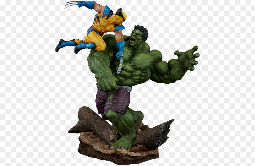 Hulk Marvel Ultimate Wolverine Vs. Amadeus Cho Sculpture PNG