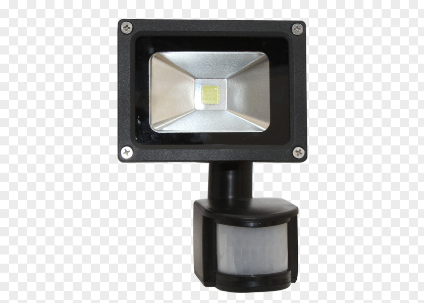 Light Floodlight Lighting Fixture Motion Sensors PNG
