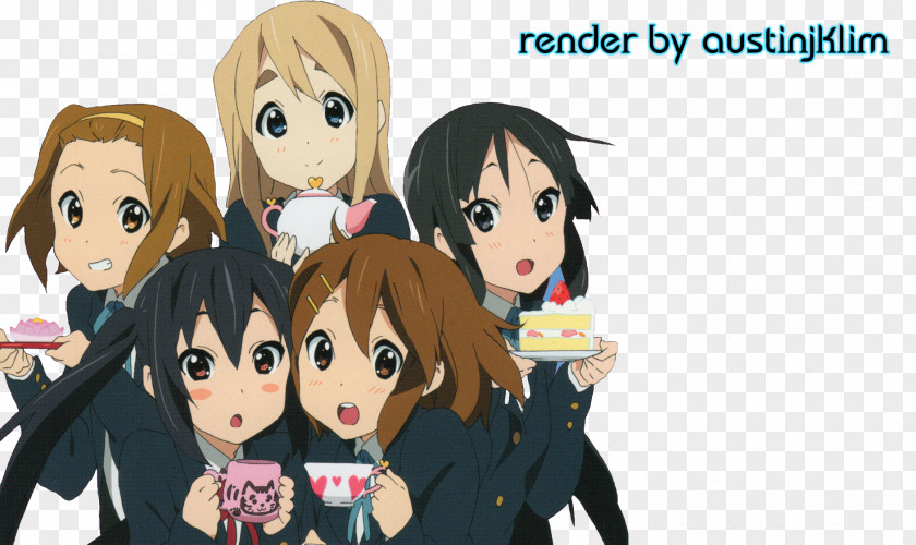 Ritsu Tainaka Yui Hirasawa Ho-kago Tea Time K-On! Album PNG Album, Anime friend clipart PNG