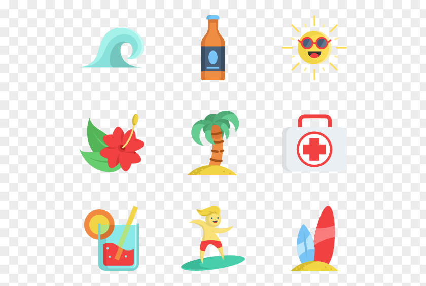 Surfing Vector Icon Design Clip Art PNG