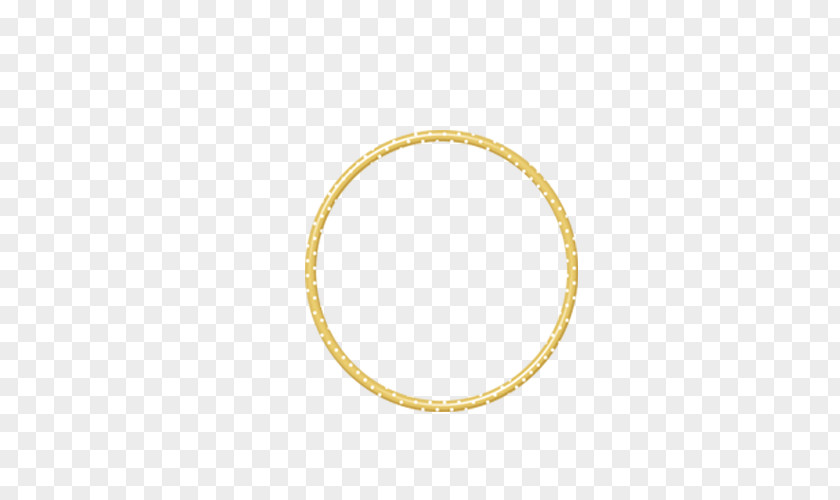 Gold Circle In The Middle Bangle Body Jewellery PNG