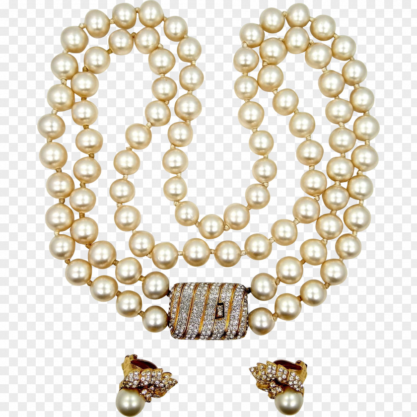 Necklace Pearl Body Jewellery Chain PNG