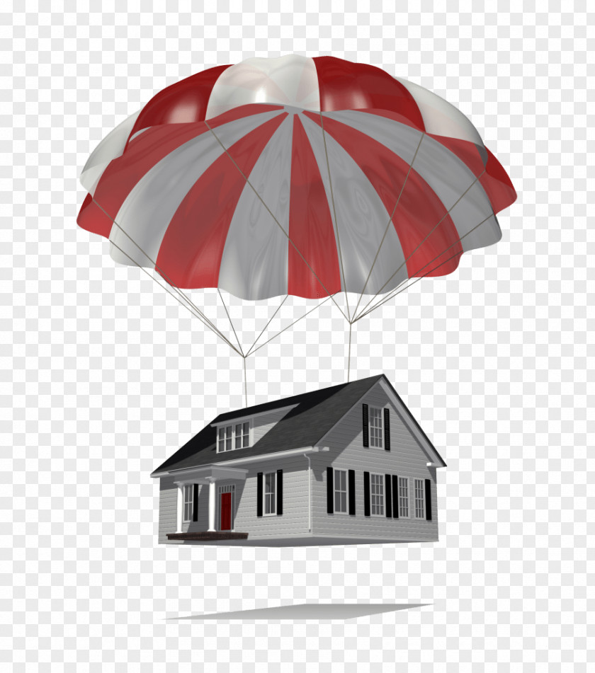Parachute Housing Refinancing Mortgage Loan Home Affordable Refinance Program House PNG