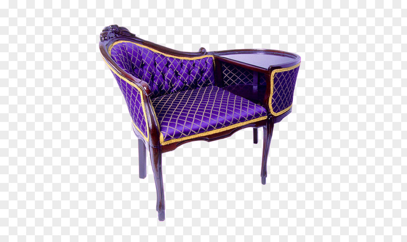 Purple Sofa Seat Model Furniture Chair Chaise Longue Bed PNG