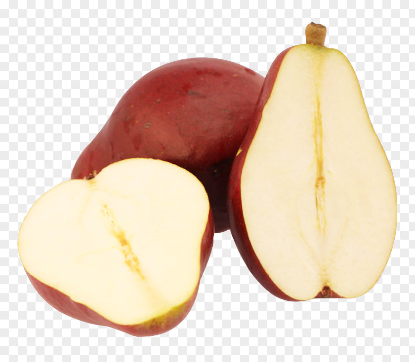 Red Pear European Fruit PNG