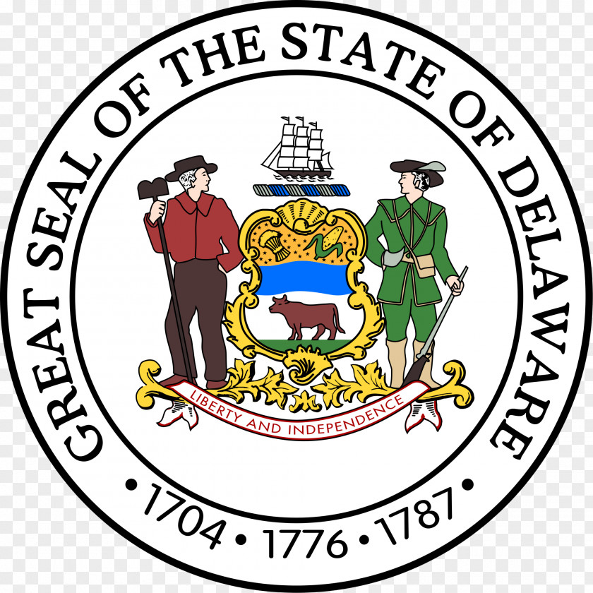 Usa Gerb Seal Of Delaware Great The United States U.S. State PNG