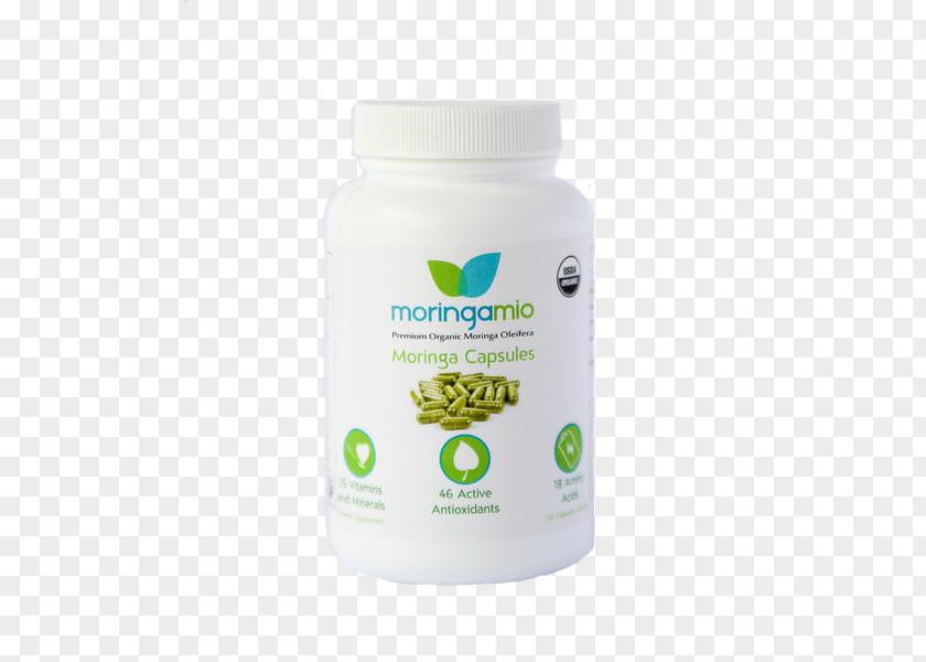 Moringa Leaves Dietary Supplement PNG